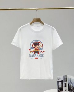 上新！定制款哪吒魔童降世联名款！夏季新品情侣款圆领短袖T恤 面料采用法国进口的纯棉面料，质感细腻饱满，上身亲肤有型！男女同款！ 尺码：S-3Xl 颜色：黑色 白