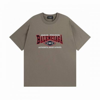 balenciaga 巴黎世家2025 Ss 经典Bb字母Logo刺绣水洗做旧短袖T恤 本市场No.1的质量 真正天花板品质 全部原版开发注意细节图 避免被盗图