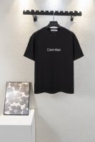 顶级版本 款号N06 Cain Klein 25Ss夏季男女情侣休闲硅胶圆领短袖，原版打版，耗时一个多月，莱卡面料质感非常细腻 ，260的高克重穿上挺括有型，手