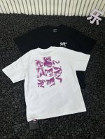 Arcteryx 始祖鸟 夏季系列后背九宫格印花短袖宽松休闲T恤 情侣款 - 还在为户外运动穿搭不够专业又不够时髦而烦恼 始祖鸟Arcteryx这款套头圆领上衣