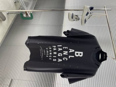 balenciag 25Ss视力表印花破坏Tee 订染230G面料起订量9卷布 版型不改一丝一毫 用量极高 区别市场错误颜色看图打版先行版本 所有出品均有原版购