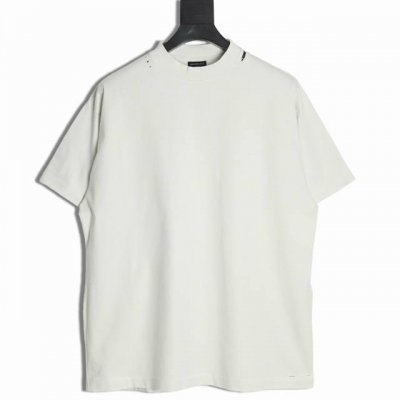 balenciaga 巴黎世家 25Ss 红色美纹纸字母胶带短袖T恤 原版专柜6.4K购入 全新胶带元素25年新设计 中号版型正面没有印花字母 背面经典胶带元素