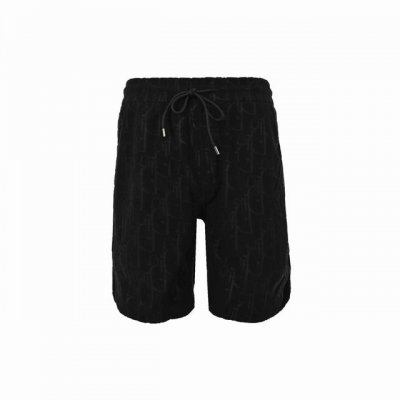 Dior 迪奥 23Ss 满印Logo提花毛巾短裤 23新款针织短裤，定制面料采用威化布织法，提花针织工艺， 版型紧致立体，定制裤绳五金质感强，顺滑，上身舒适透