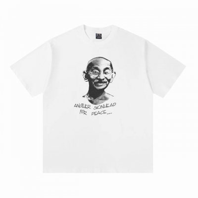 Vt2533 复古美式短袖T 颜色：白色 码数:S-Xl