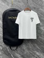 Amiri# 2025春夏新款首发专柜最新款短袖圆领T恤 高端订制 设计前卫时尚！品牌Logo重工艺设计 高端定制260克面料.手感柔软.穿着舒适.专柜级别精致