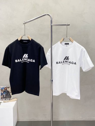 Balenciga巴黎世家独家专供新款原单男士休闲短袖 高端定制 高版本 时尚百搭爆款进口面料 手感超柔软细腻 穿着亲肤舒适 高端精品 代工厂p精细做工 上身非