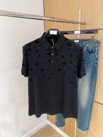 维特25Ss新款春夏短袖翻领T恤Polo，最高版本客供定制高端朱地面料简单时尚款，螺纹拼色螺纹配色超级好看！经典Logo简单大方的款式！满满的高级感，四季可穿。