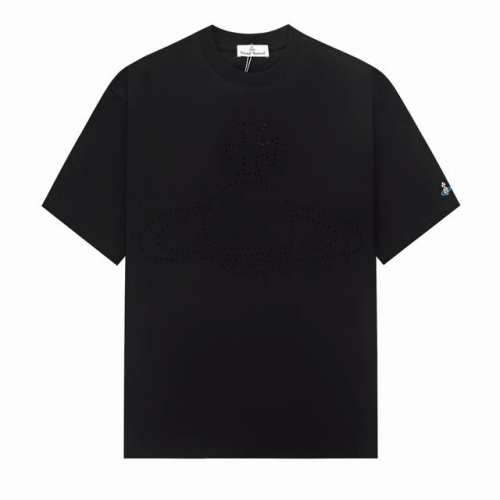 品牌： Vivienne Westwood维维安 韦斯特伍德 面料：100%棉 码数: Xs . S . M ． L . 颜色：黑色． 白色． 蓝色． 工艺：镭