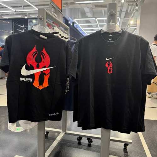 80【资讯图！Nike X易建联联名款品牌Logo火焰印花纯原版本！得物版本！【Fn7272！耐克 Nike 24Ss 新款！Nike X 易建联联名款品牌Lo