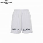 本地自取:210 balenciaga/巴黎世家 24Ss经典刺绣Logo短裤 采用订色订染毛圈纯棉卫衣面，420G双股双纱，手感舒适 进口针织针梳棉进行制作，