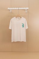 挂拍图 顶级版本 Burberry 巴宝莉 280克圆领短袖T恤 格纹战马图案立体发泡印花 官方同步 1:1原版开模 时尚个性 百搭潮流 纯原品质 原版洗水面料