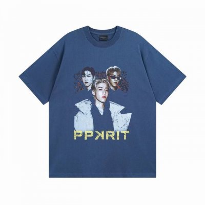 balenciaga 巴黎世家2025 Ss 新鲜出炉Pp Krit艺术直喷印花磨烂做旧短袖T恤 本市场No.1的质量 真正天花板品质 全部原版开发注意细节图