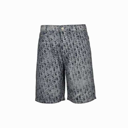 dior 迪奥 25Ss 提花满印做旧牛仔短裤 对版色定纱、通体拔染工艺、定位剪裁、对花缝纫、五金配件点缀、辅料配套！全件采用 %定染纯棉材质牛仔布精心制作，以