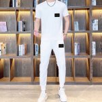 直 D&G杜嘉班纳 胖子福音 2025官网同款.世界知名奢侈品牌.夏季男士 双丝光 高品质货套装 采用进口原单面料 ，当季时尚潮流款，百搭爆款。简洁大方，精密的