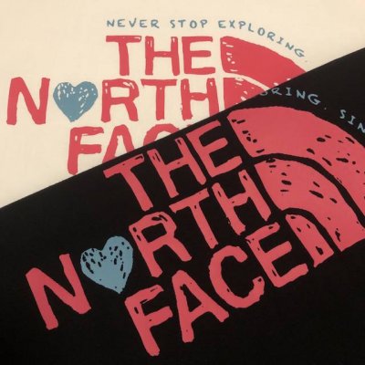 北面The North Face 新款520爱心户外运动系列情侣短袖 260G双纱长绒棉面料 透气柔软舒适亲肤 不缩水不起球 抖音 Ins网红爆款 诸多大咖名媛