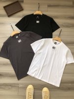 Mam＊Ut丨大象家 三色徽标字母Logo胶印 男款运动休闲圆领短袖T恤. 颜色：白色 深灰 黑色. 材质：棉纶锦纶氨纶混纺面料. 尺码： L Xl 2Xl 3