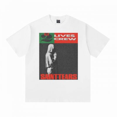 Sa07 复古美式短袖T 颜色：图片色 码数:S-Xl