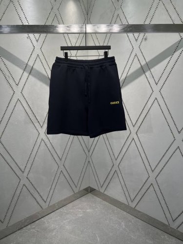 G家 25Ss新款Logo贴饰松紧腰针织休闲短裤！ 码数：S.M.L.Xl.