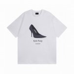 Balenciaga 巴黎世家2025 Ss 高跟鞋前后直喷印花短袖T恤 本市场No.1的质量 真正天花板品质 全部原版开发注意细节图 避免被盗图商家混发 正确