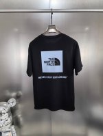 2025 北面后背大Logo设计情侣款短袖T恤，四色可选，宽松版型 上身百搭显瘦 不挑身材，情侣款强烈推荐绝佳秋季出行穿搭必备百搭单品 甄选高品质纯棉2 G面料