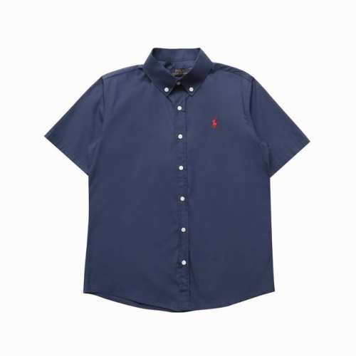 顶级复刻版本 Ralph Lauren 拉夫劳伦 新款小马刺绣Logo短袖衬衫衬衣 颜色：黑色 白色 藏青色 顶级复刻版本 区别市场通货 辅料: 原版吊牌水洗标