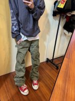 80 款号Xk2274 fog欧美高街伐木工装裤男潮牌夏季Vibe休闲裤Vujade美式复古直筒裤，四季皆宜的百搭单品！ 街头潮流复古风十足，含棉量极高的牛仔布