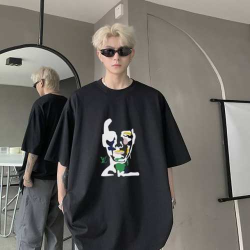 上新 Lvt恤 Louis Vuitton 路易威登25Ss男女短袖T恤 Lv短T，简约百搭男女同款，精选250克40支全棉双纱面料，高克重和高支数使其手感既厚