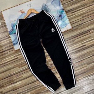 上新 万针刺绣三叶草！夏季Adidas阿迪达斯三条杠情侣款男女同款休闲裤运动裤2025Ss夏季新款运动裤跑步健身速干男士长裤子青年宽松版型 整箱原单货！完美品质