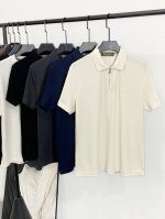 新品 Lp男士高端商务休闲朱棣网眼棉混纺拉链设计polo衫 贸易公司渠道臻品 系出名门 纯正血统品质 意大利原产出品 25年官方新品 颇具意大利典型风格的时装