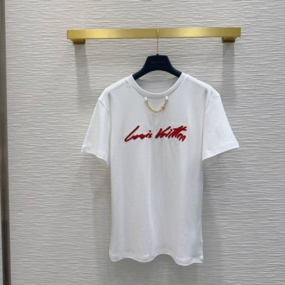 Louis Vuitto*2025Ss新款T恤 密度很高手感超好 真的费劲心血的一款 细节完美常规版型 上身完全不挑人简单大方 瞬间提升气质 爆款推荐 码数Sm
