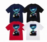 上新款号 S046 stussy斯图西 时尚沙漏宇宙8号球印花圆领 短袖T恤男女同款 原版打造 细节高控 -面料精选230G纯棉面料 手感柔软舒适 吸汗透气.