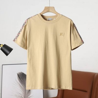 顶级复刻版本 Burberry 巴宝莉 25Ss早春新款 织带战马短袖 轻奢主义 男女日常通勤穿搭必备单品 正确版本 欢迎对比 详细特征 320克100% 纯棉