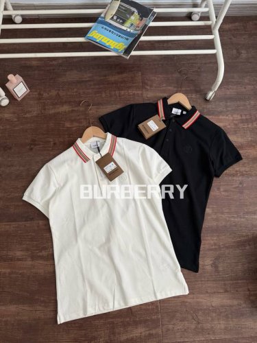 burberry 巴宝莉 25Ss 经典战马Tb字母Logo刺绣短袖Polo衫 面料采用定制240G珠地棉面料，田岛刺绣机刺绣，精致饱满！精选高档珠地网眼布棉质