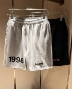 Acne Studi*Os2025春夏新款男女同款短裤 专柜同步发售 定制专属纯棉面料 定制原版工艺螺纹 衣身设计标识Logo印花设计 完美融入时尚还有风情感一