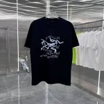 鸟牌 2025春夏新款 圆领短袖T恤 个性印花 男女同款 S M L Xl Xxl 五个码 黑色 白色 棕色