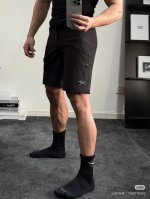 arcteryx 始祖鸟休闲通勤 机能短裤 男女同款 它是可以被定义为一条‘皮肤裤’，防晒抗撕裂，整条裤子包括腰部全带弹力，让你切身体会到什么叫薄而不透，时刻保