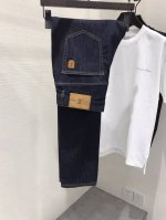 新品 Ber家族时装款商务休闲牛仔裤，香港洋行渠道货，重磅级品鉴奢华之物，高级成衣系列，25年春夏新品，上海国金旗舰店在售款！ 设计感超强的一款牛仔裤，个性且腔