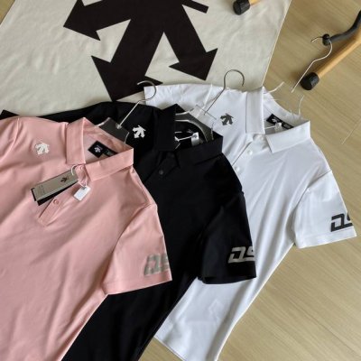 女款Polodescente Golf 迪桑特高尔夫 Pro系列 女子短袖Polot恤 甄选运动属性进口面料拼接设计的短袖Polo衫。轻质高弹，减少汗湿后的粘滞