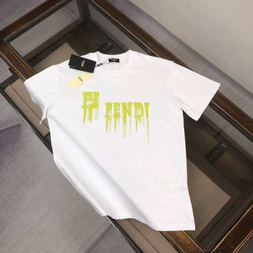 Fendi 芬迪 2025最新款情侣款圆领短袖 情侣T恤～ 春夏新品 高品质 时尚百搭潮款 定制进口面料 ！穿着舒适 透气 时尚不失个性 上身休闲随性 帅气有型