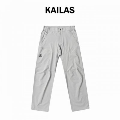 kailas 凯乐石25春季最新款 经典爆款 男女户外登山裤-刺绣款 适合夏季的四面弹面料 轻薄舒适 透气巨好 宽松版型设计 上身效果绝佳 好货总是这么不经意间