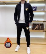 直批290 品牌【Versace 范思哲】(加绒加厚)2025春款新品 ，明星最爱时装味休闲套装，干净利落剪裁 ，都市风十足 采用精品定制面料，内里保暖效果极佳