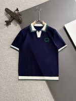 隔天出货 高品质 Gucci 2025春夏新款男款翻领短袖T恤 精梳棉质纱线针织纺棉布面料制作，纯棉的高克重特殊纱，掂起来手感份量十足，上身也比普通T更加有质感