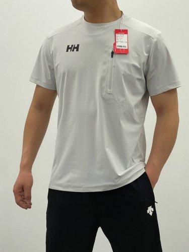 供 模特图 一博同款 海丽汉森 Helly Hansen Hh 2025夏新款休闲防晒短袖T恤男士上衣，轻量透气，户外王者，品质不是吹的！ 纯原撤柜订单，过验版