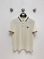 古驰 高级定制 面料柔软舒适透气 2025 夏季 限量款短袖Polo系列 -3Xl