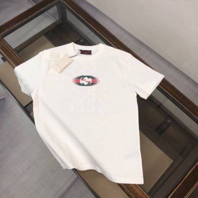 cgucci 古驰 2025最新款短袖T恤，绝对的顶级爆款，原版一比一面料，前后印花Logo更显得不凡跟高档，大气，简约，基础，耐看，但又独具风格，结合了一款优