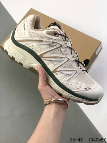 公司级带半码 萨洛蒙 Salomon Xt-Quest Adv 探索者系列 潮流越野机能户外休闲运动跑步鞋 采用透气网布与防护皮革组合鞋面材质 牛角扣系带开合