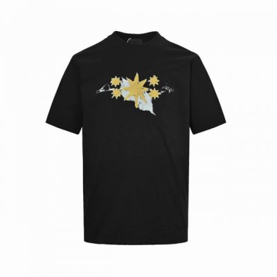 givenchy 纪梵希 25Ss 星星图案印花短袖 定制面料洗水后280克重双纱 %精梳全棉面料 印花工艺，螺纹定织定染无色差 出入专柜无压力，通肩拉条工艺