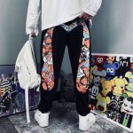 春款：上新140 中山原厂Evisu福神猿猴达摩大M毛圈长裤 男女同款 重磅专柜最新款！走一波！绝对私房牛货！官网柜子同步火爆在售！不变形不起球后侧发M印花摸起