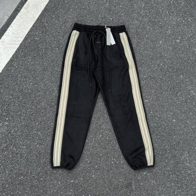 顶级版本-款号T10 Fear Of God主线Essentials联名Fog三条杠宽松休闲拉束脚裤长裤卫裤 颜色：黑 浅绿 码数：S-Xl