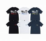 上新款号：S121 Stussy斯图西 Stussy Ss24 贝壳印花宽松圆领短袖T恤 男女同款 原版打造 细节高控 -面料精选220G纯棉面料 手感柔软舒适